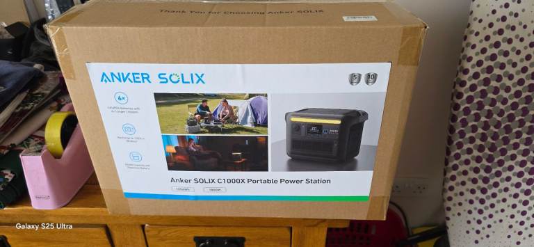 Anker SOLIX C1000X Portable Power Station - Brand New in Box