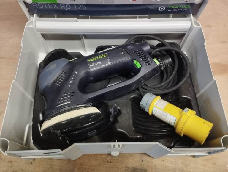 FESTOOL ROTEX RO 125 FEQ 110v Sander – Good Condition