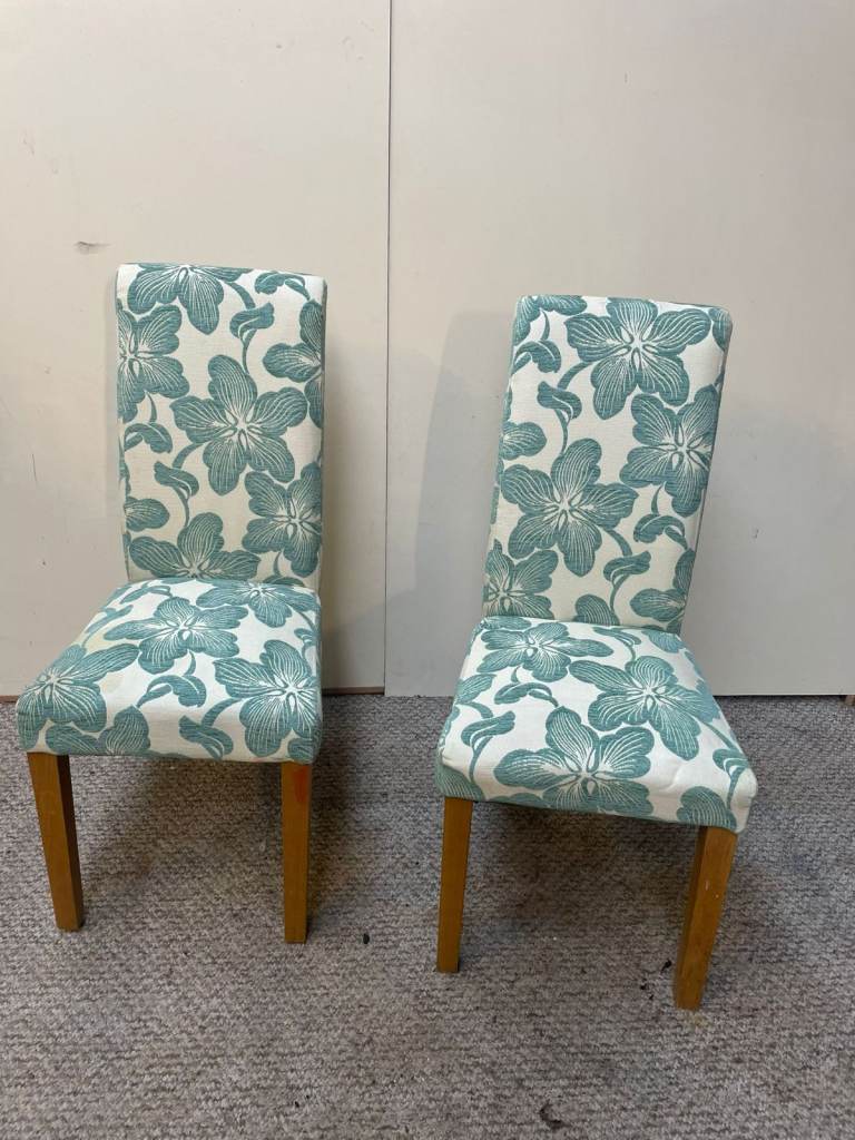 image for Marco Floral Rollback Dining Chair - 2 Available