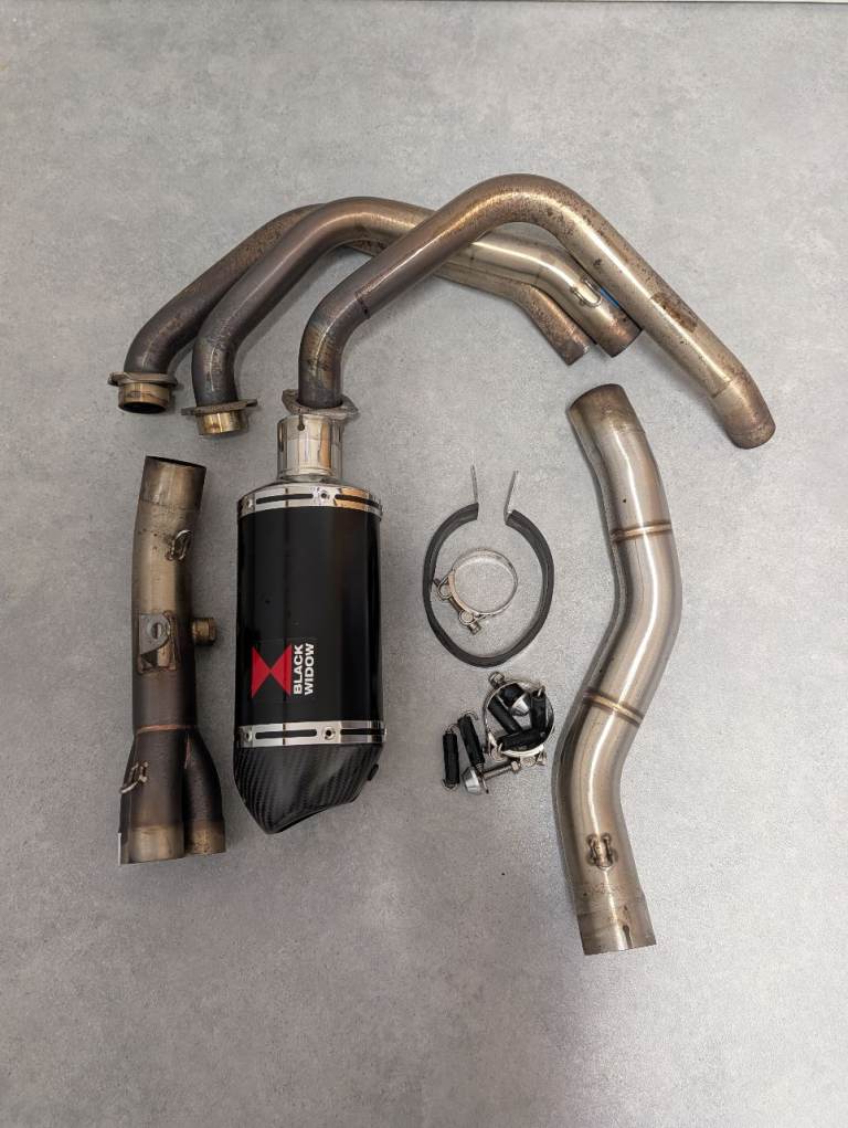 Yamaha Trace 9, Black Widow exhaust system