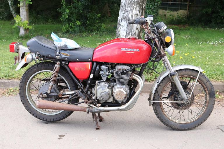 1975 Honda CB400 4 CB 400 4 Canadian Barn Find, Restoration Project.