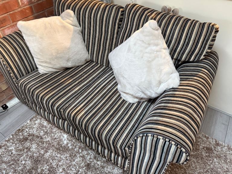 2 seater sofa, and cushions 