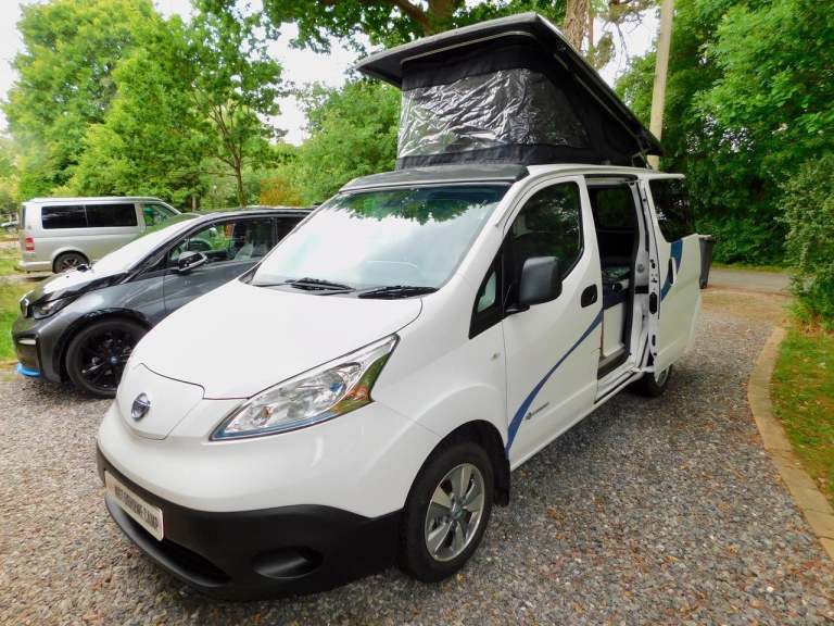 Sussex Campervans Nissan EV200 AUTOMATIC 2 to 3 Berth All Electric Campervan.