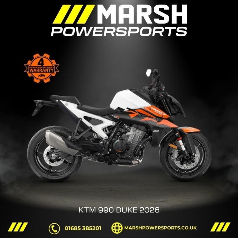 990 Duke 2026 Model - KTM Main Dealer - 0% FINANCE