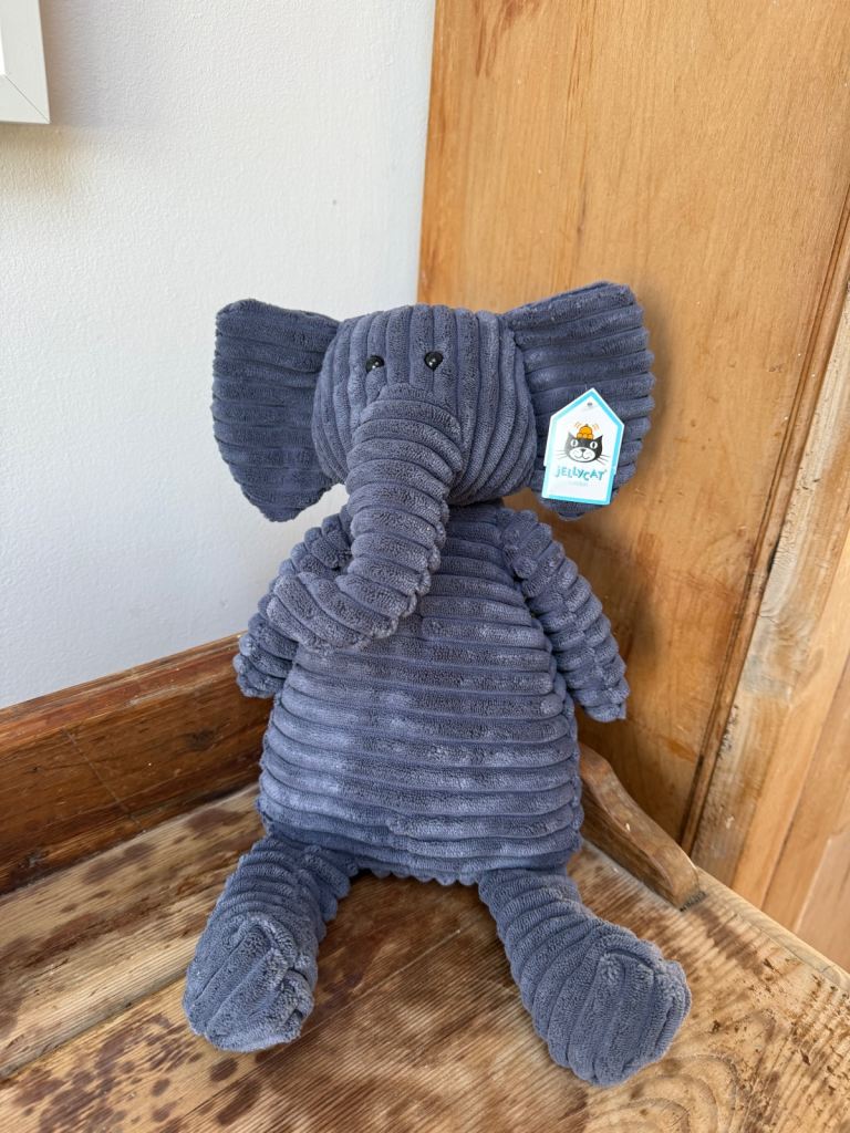 Discontinued Jelly Cat Cord Roy Elephant