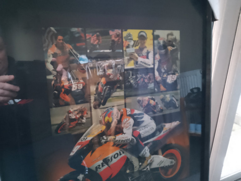 Nicky Haden GP legend signed and framed memorabilia 