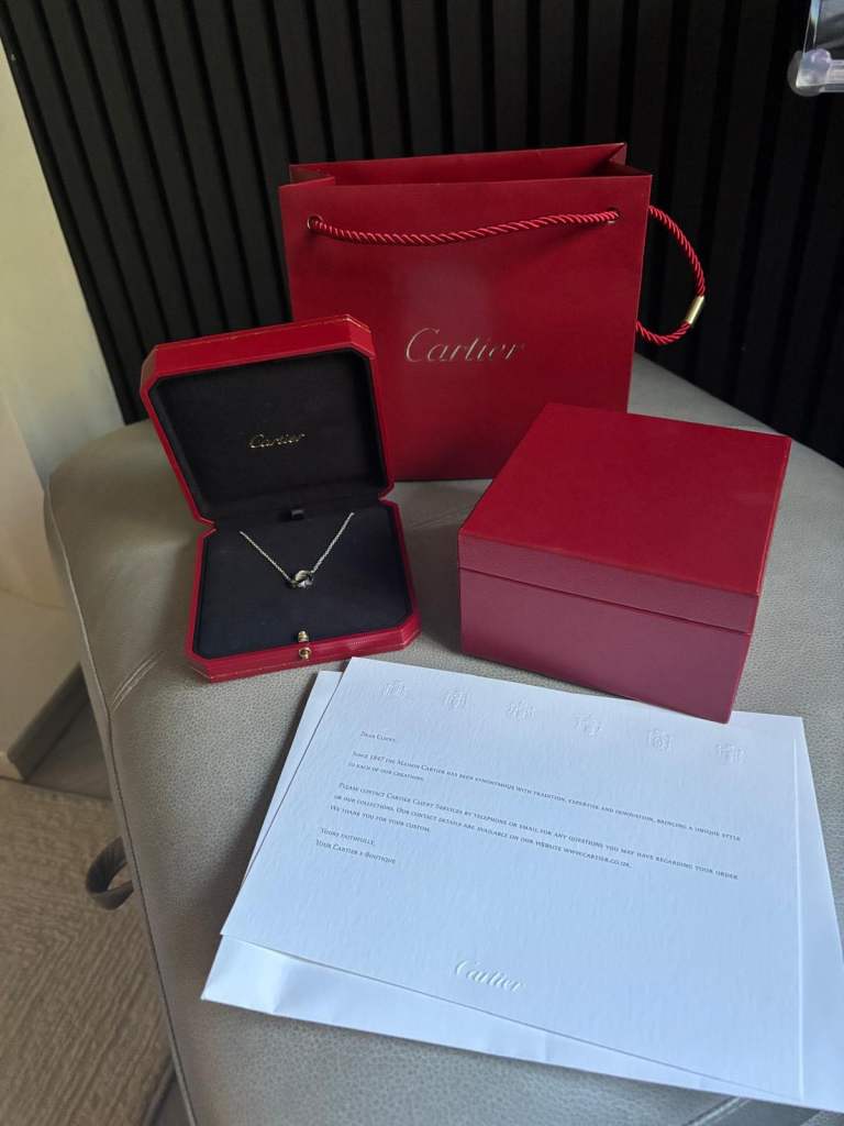 Cartier Necklace with Box and Bag – As Good As New