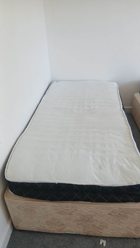 3 Single Beds with Mattresses – Good Condition