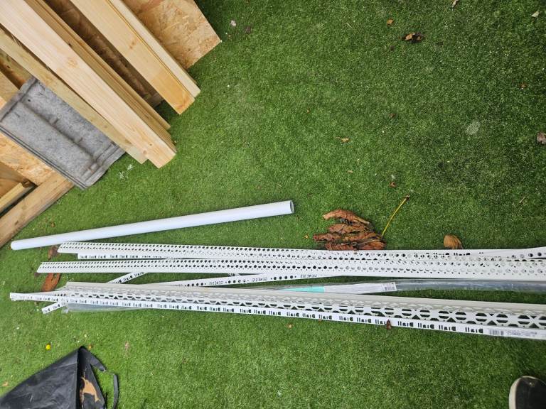 Tile trims roughcast trims