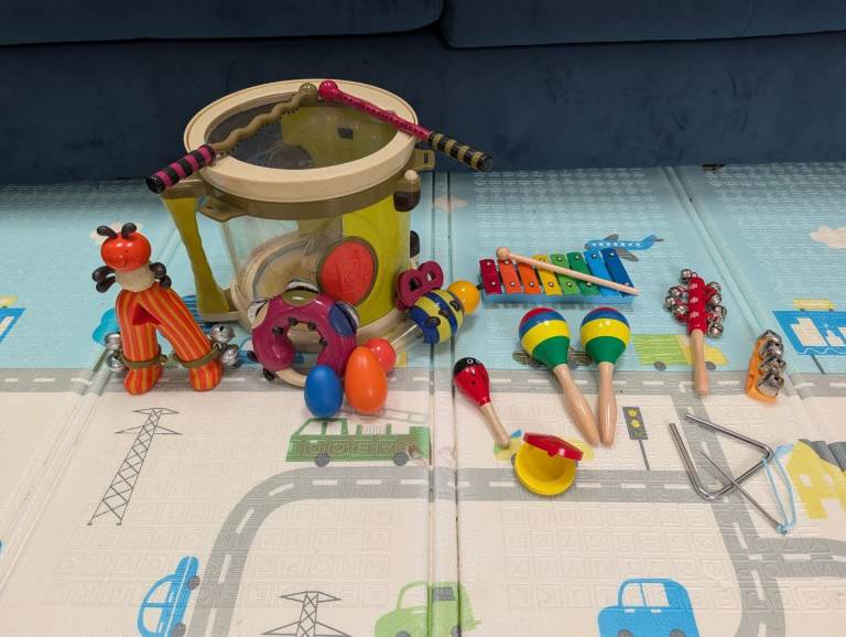 Bundle of percussion instruments