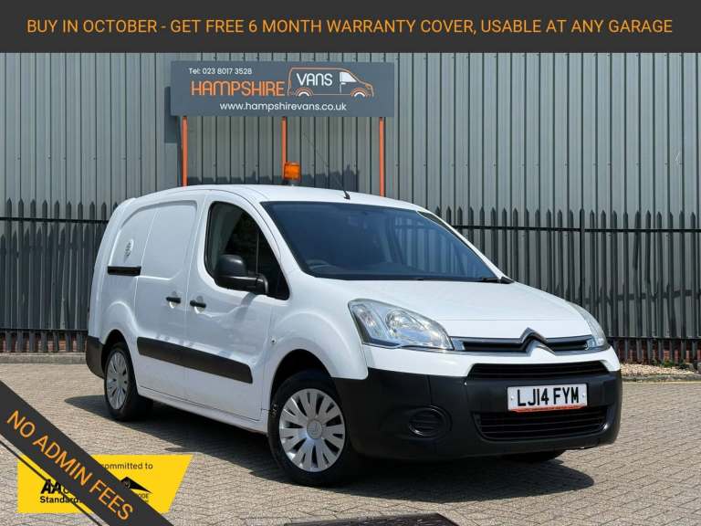 2014 Citroen Berlingo 1.6 HDi 750 LX Panel Van 6dr Diesel Manual L2 (153 g/km, 90 bhp) Panel Van ...