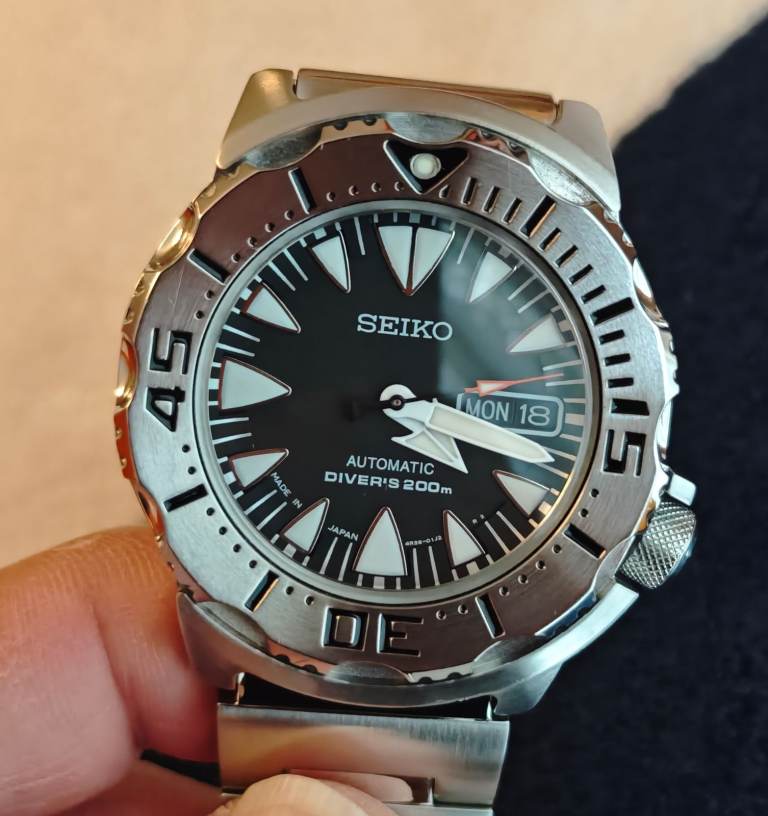 SEIKO WATCH MONSTER JAPAN STUNNING 