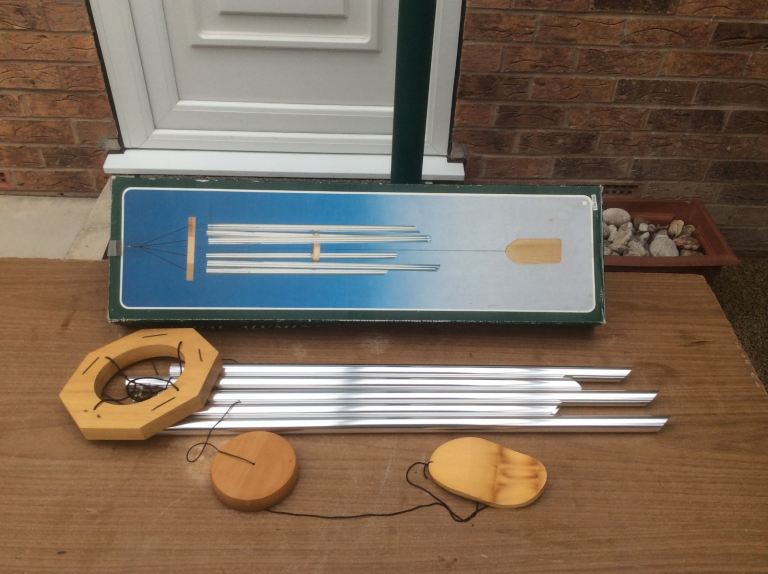 Metal Wind Chimes in Box – Good Condition