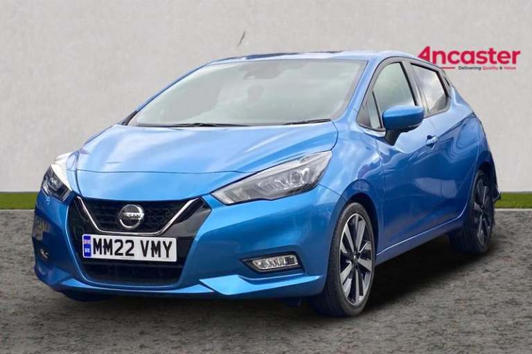 2022 Nissan Micra 1.0 IG-T 92 Tekna 5dr CVT Automatic Hatchback Petrol Automatic