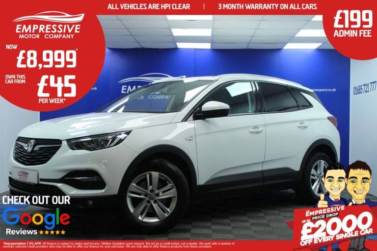 2018 18 VAUXHALL GRANDLAND X 1.5 TURBO D BLUEINJECTION SE SUV 5DR DIESEL MANUAL 