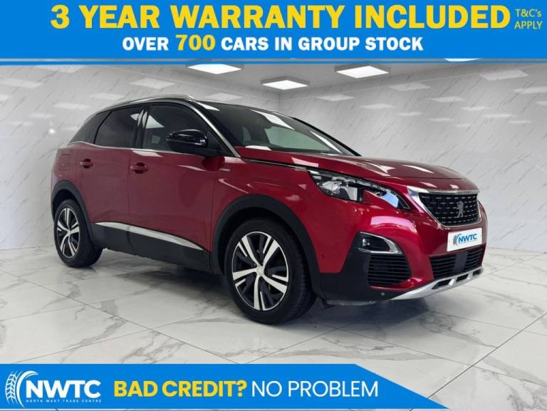 2017 Peugeot 3008 1.2 PureTech GT Line SUV 5dr Petrol Manual Euro 6 (s/s) (130 ps) F/S/H X8!  HAT...