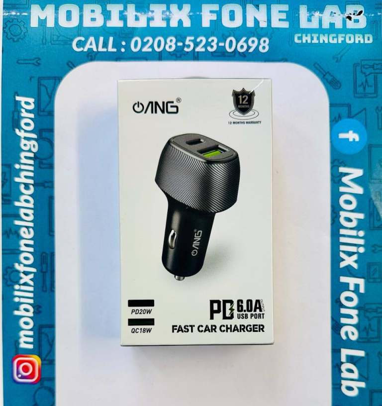 ANG 20W Type C, USB C Car Charger Fast Charge 3.0 Technology, Compatible with IOS & Android