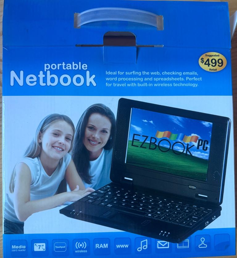 EZBOOK PC Portable Netbook – New, Unused