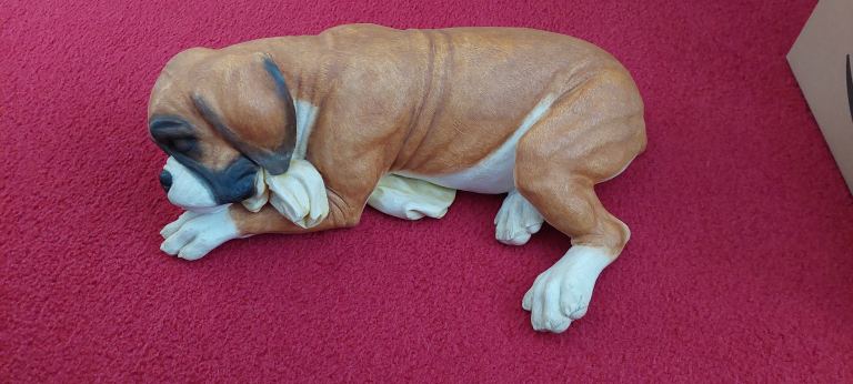 Boxer puppy ornament 