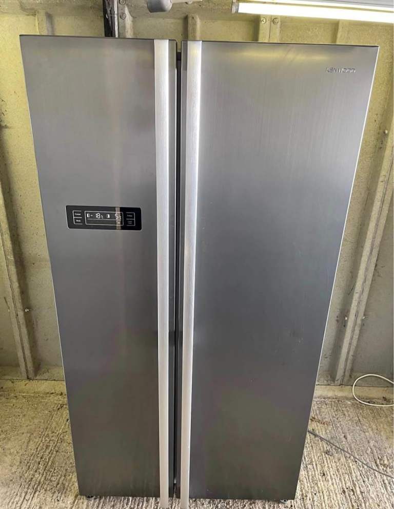 Kenwood Side-by-Side Fridge Freezer | Clear Storage Drawers | Digital Control