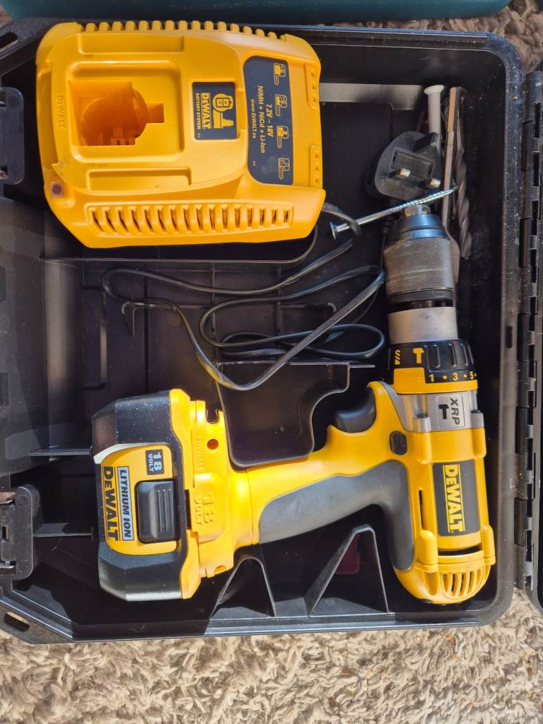 Dewalt lithium drill power tools.