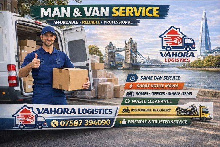 🚚Man and Van / Removals - Cheap Waste Collection, House Moves - Vahora Logistics Ltd 