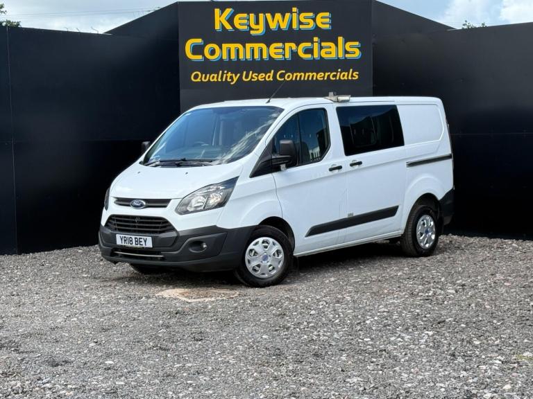 2018 Ford Transit Custom 2.0 TDCi 105ps Low Roof D/Cab Van PANEL VAN DIESEL Manual