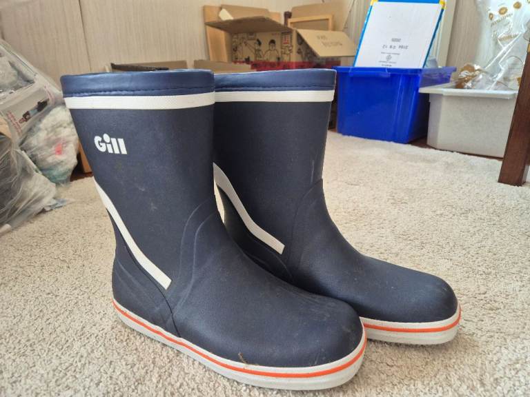 Unisex boating welly boots size 9