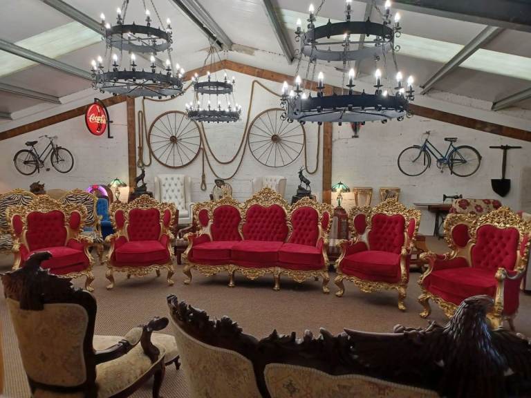 2 x-Large Gothic Chandeliers 4'Wide (£895 Each)