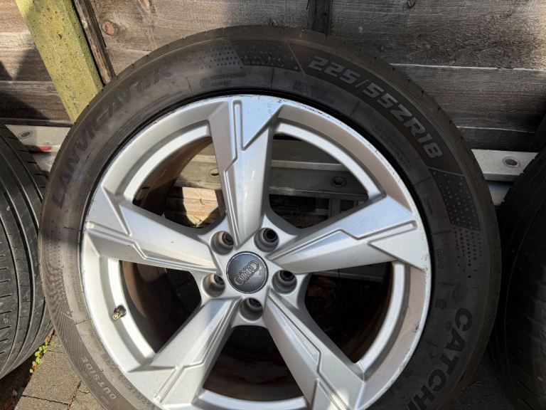 Original Audi A6 C8 2020 18’ wheels and tires 