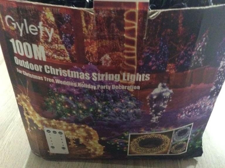 GYLEFY Outdoor Christmas Lights, 100M 800LED 