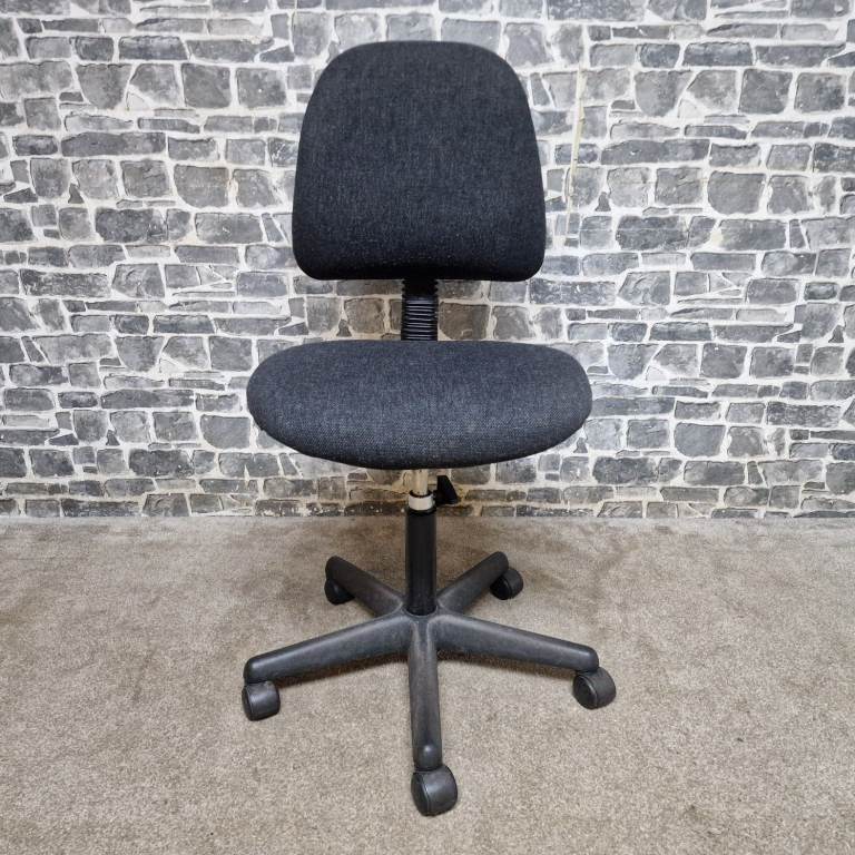 Compact Swivel Office Chair with Height Adjustment