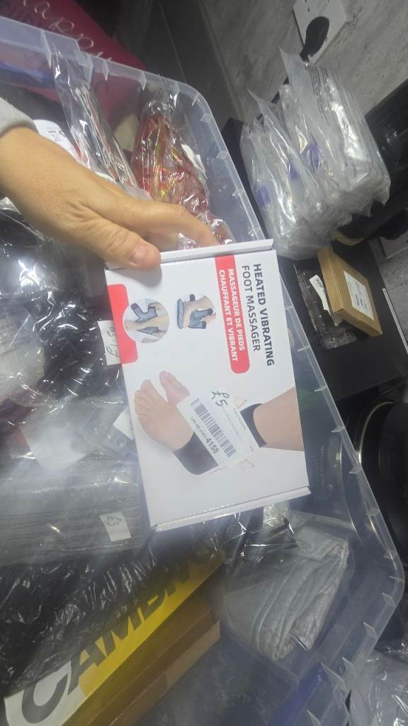 New Heated Vibrating Foot Massager