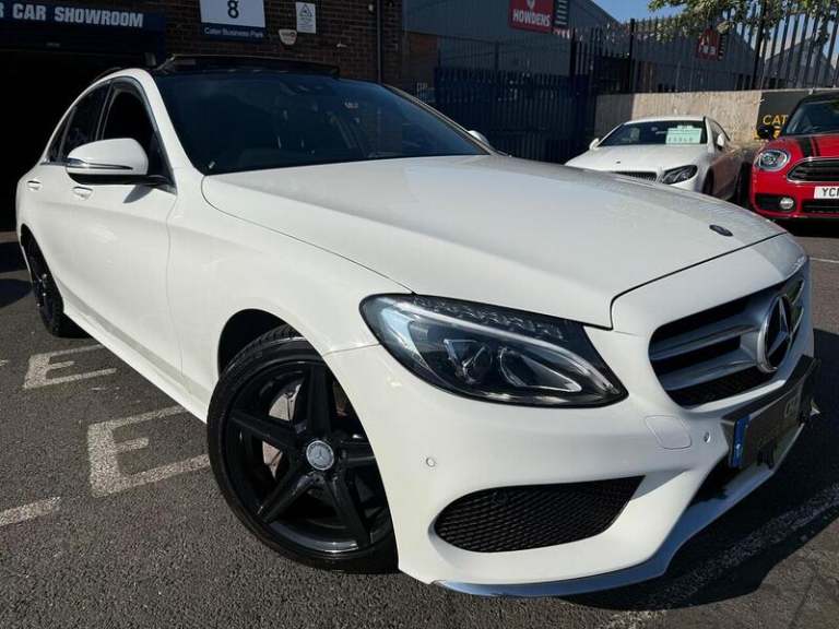 2015 Mercedes-Benz C Class 2.1 C300dh AMG Line (Premium Plus) Saloon 4dr Diesel Hybrid G-Tronic+ ...