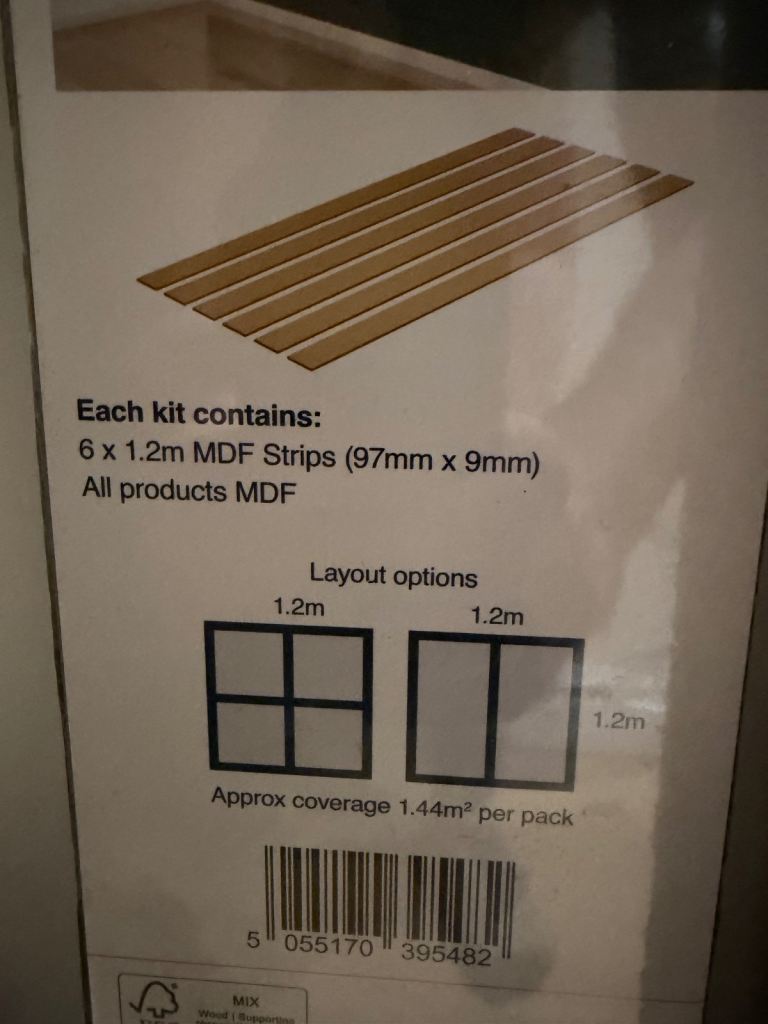 MDF Shaker Wall Panelling Kit