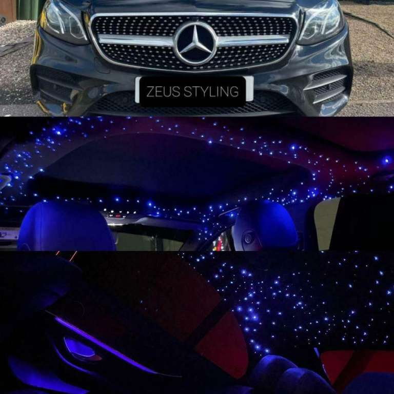 image for Unique luxury starlight roof car office weddings installation