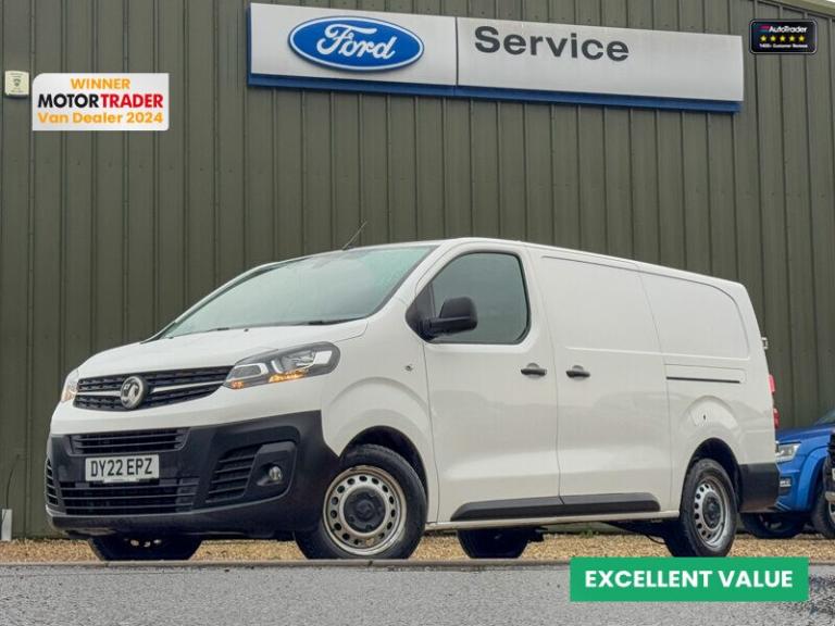 2022 Vauxhall Vivaro AUTO LWB L2H1 Low Roof 3100 Air Con Sensors Tow Bar EURO 6 Panel Van Diesel ...