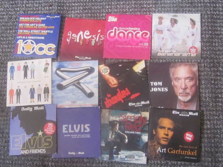 Various Artist CD Collection - Tom Jones, Elvis, Genesis & more