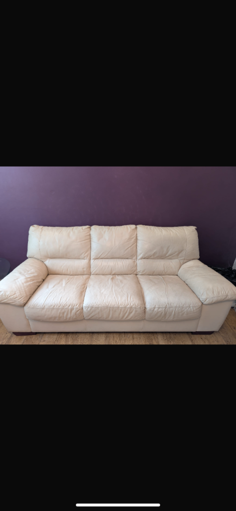 3+2 Seater Sofa with Foot Stool -House Clearance
