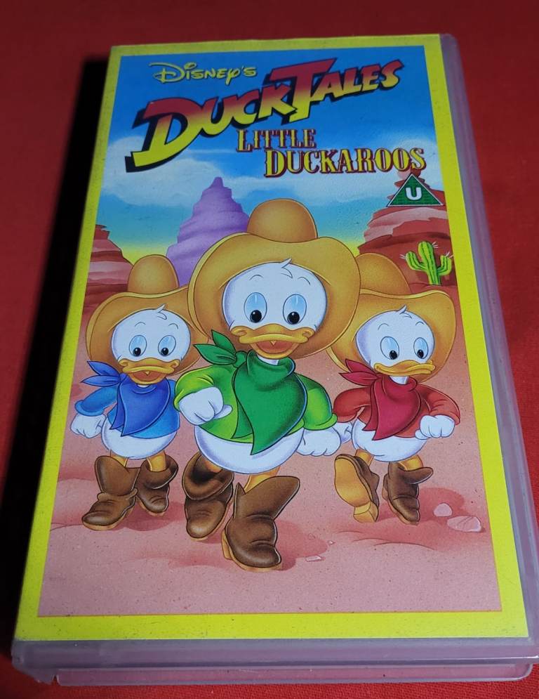 Walt Disney Vhs Video  DuckTales Little Duckaroos Excellent Condition q2