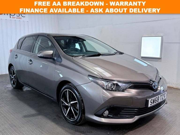 2018 68 TOYOTA AURIS 1.8 VVT-H DESIGN HATCHBACK 5DR PETROL HYBRID CVT EURO 6 (S/
