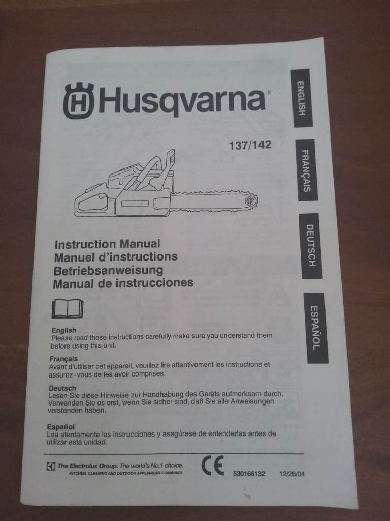 Husky chainsaw 137