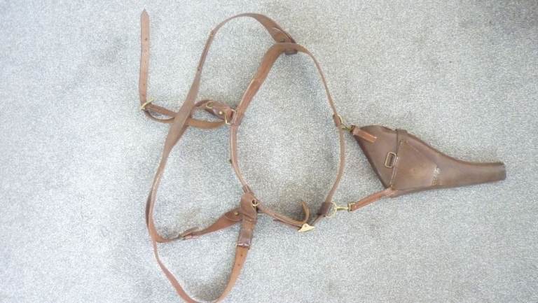 SAM BROWN BELT WITH HOLSTER