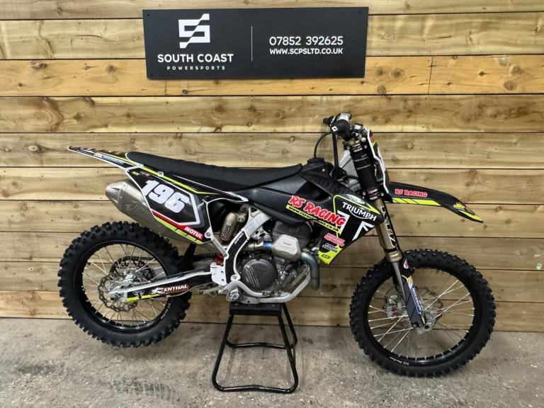 TRIUMPH TF 250-X 2024 MOTOCROSS BIKE AKRAPOVIC EXHUAST 