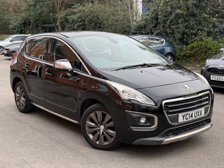 2014 Peugeot 3008 1.6 HDI 115 Active 5dr MPV Black - MOT May 27!