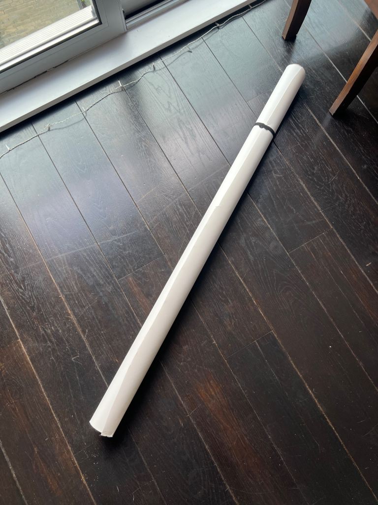 Paper backdrop seamless white 135cm full roll