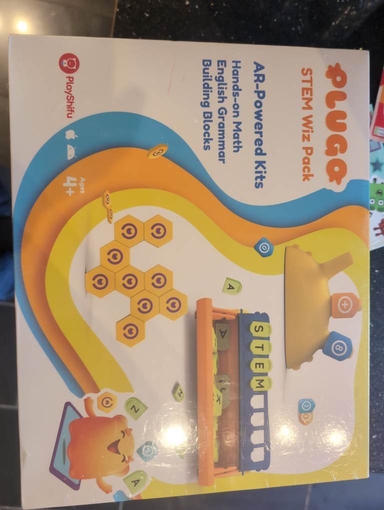 Plugo Shifu Play Educational AR Game Gamepad, Math Kit & Letter Kit 