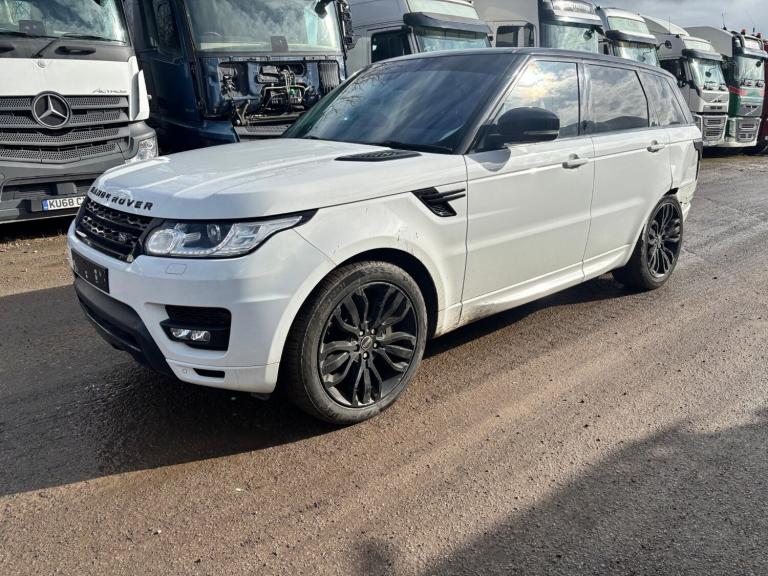 2016 LAND ROVER RANGE ROVER SPORT HSE DYNAMIC 3.0 SDV6 WHITE DAMAGED SALVAGE 