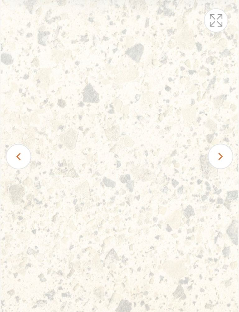 3 New Mandarin Stone Terrazzo Bianco Tiles - Box of 3, 60x60 cm