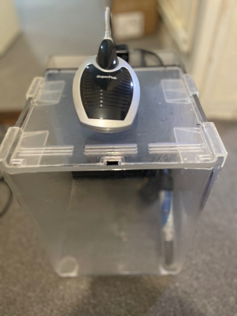 20L superfish Acrylic Aquarium fish tank complete setup